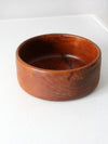 mid century wood serving bowl