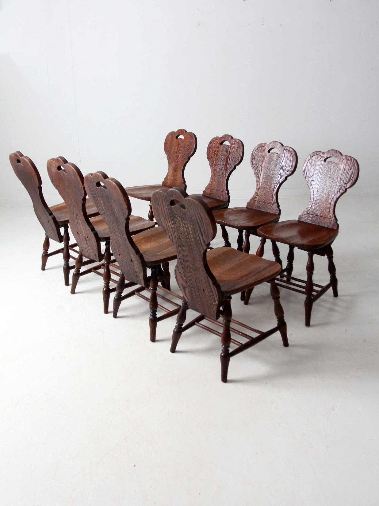 antique Phoenix Chair pub chairs set of 8