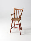 antique child's wooden chair