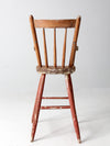 antique child's wooden chair