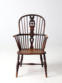 antique English Windsor arm chair