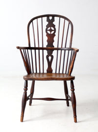 antique English Windsor arm chair
