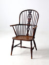antique English Windsor arm chair