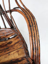 antique Adirondack twig rocking chair