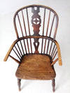 antique English Windsor arm chair