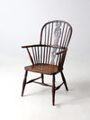 antique English Windsor arm chair