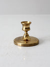 vintage brass candlestick holder