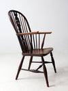 antique English Windsor arm chair