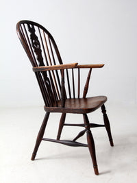 antique English Windsor arm chair