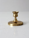 vintage brass candlestick holder