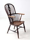 antique English Windsor arm chair