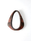 vintage equestrian horse collar mirror