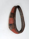 vintage equestrian horse collar mirror