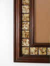 vintage mosaic stone inset picture frame