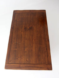 vintage Spanish style trestle dining table