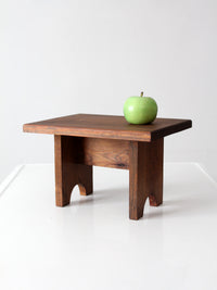 vintage wood step stool