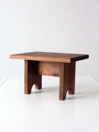 vintage wood step stool