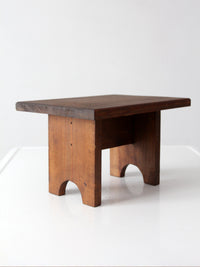 vintage wood step stool