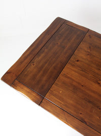 vintage Spanish style trestle dining table
