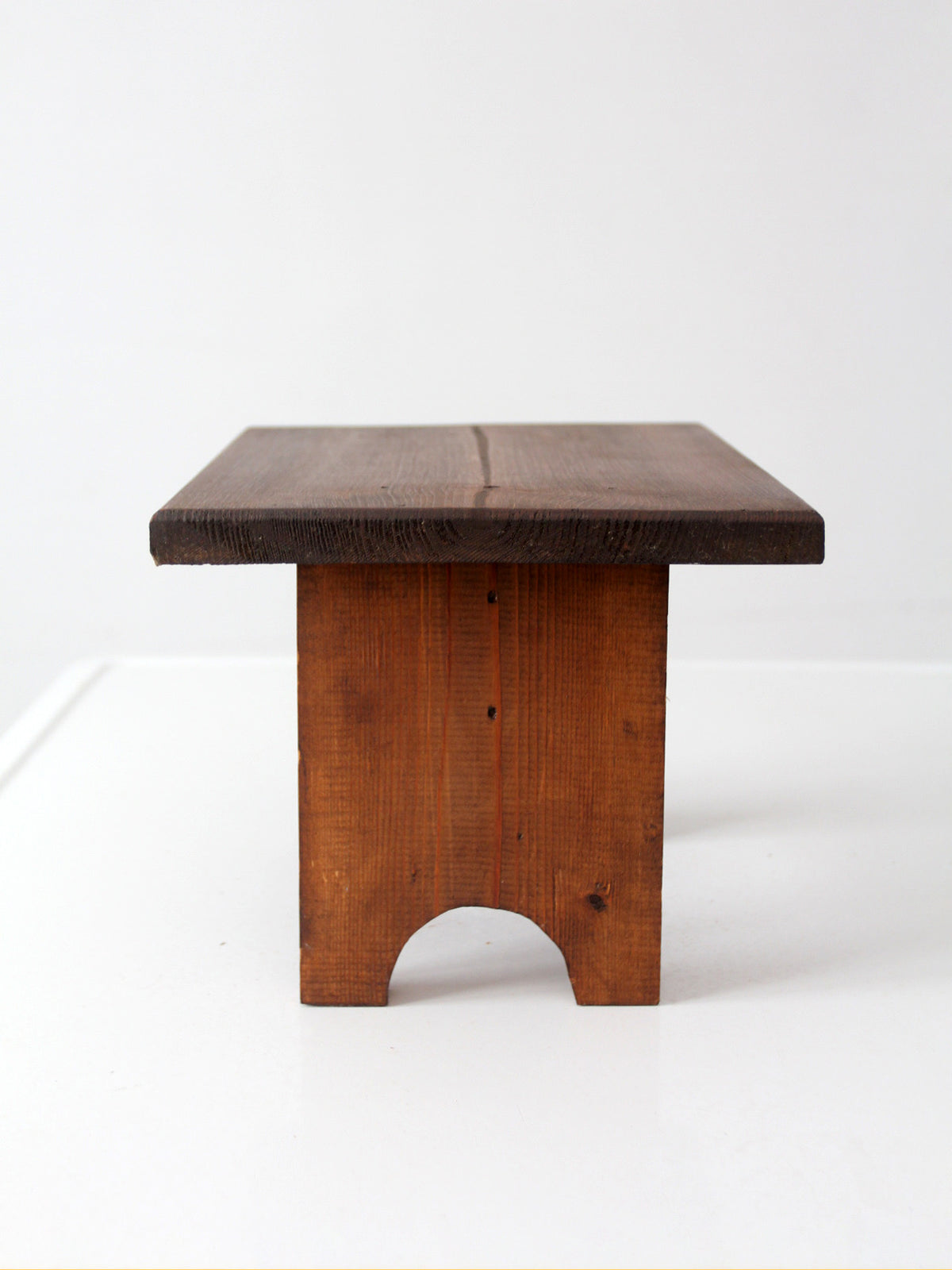 vintage wood step stool
