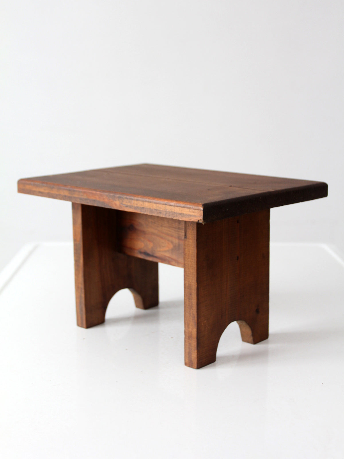 vintage wood step stool