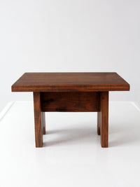 vintage wood step stool