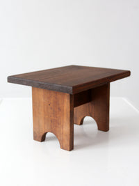 vintage wood step stool