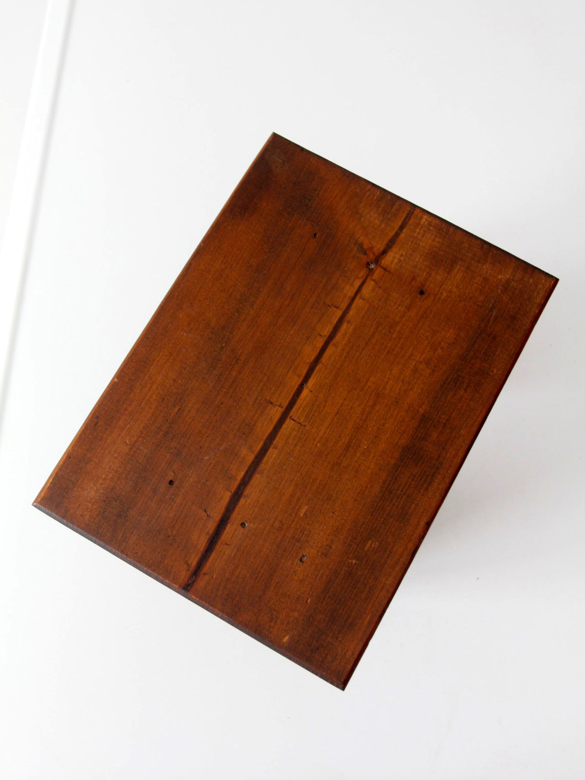 vintage wood step stool