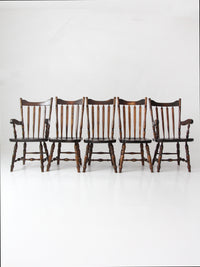 vintage Bennington Vermont Windsor dining chairs set of 5