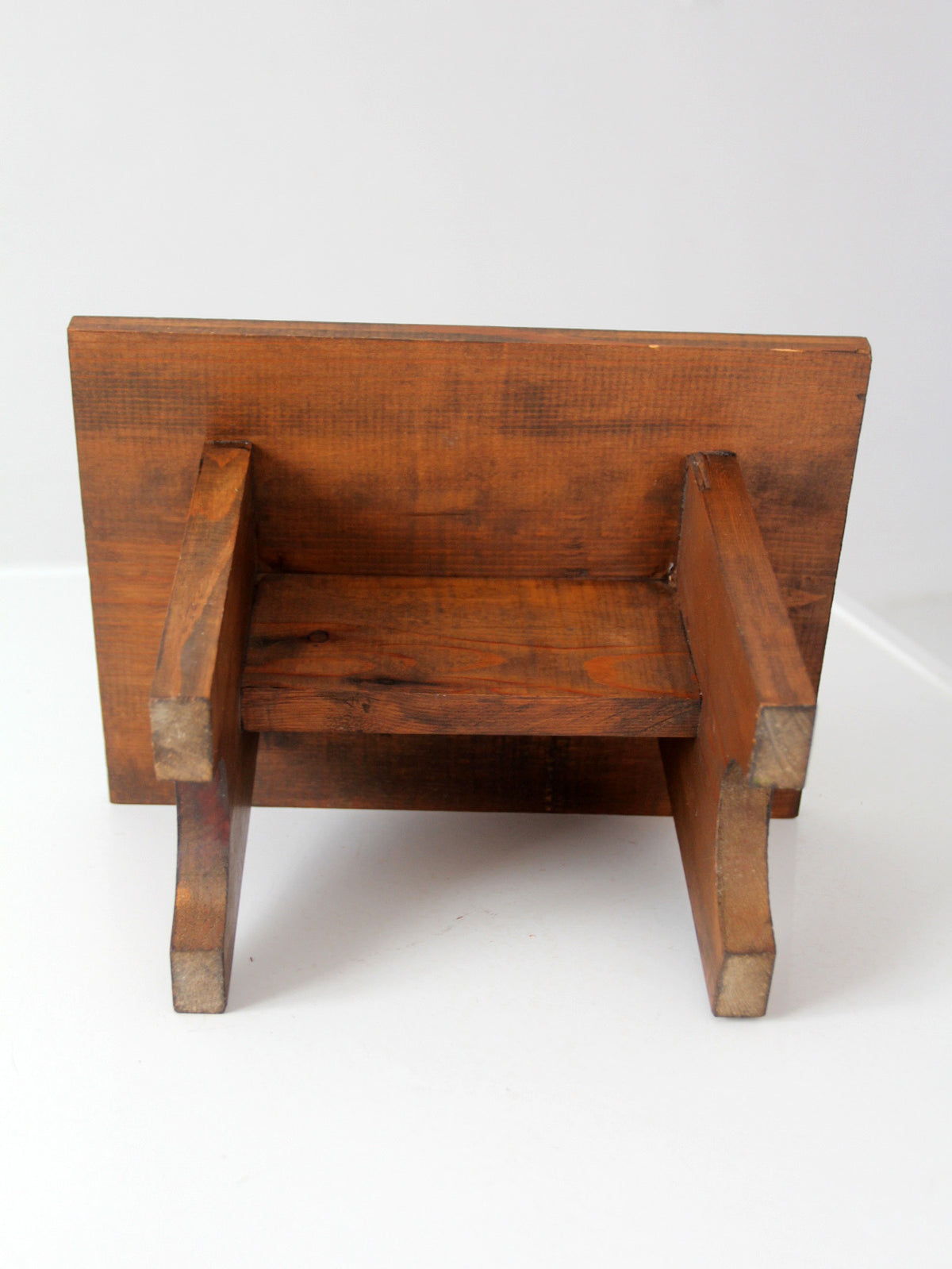 vintage wood step stool