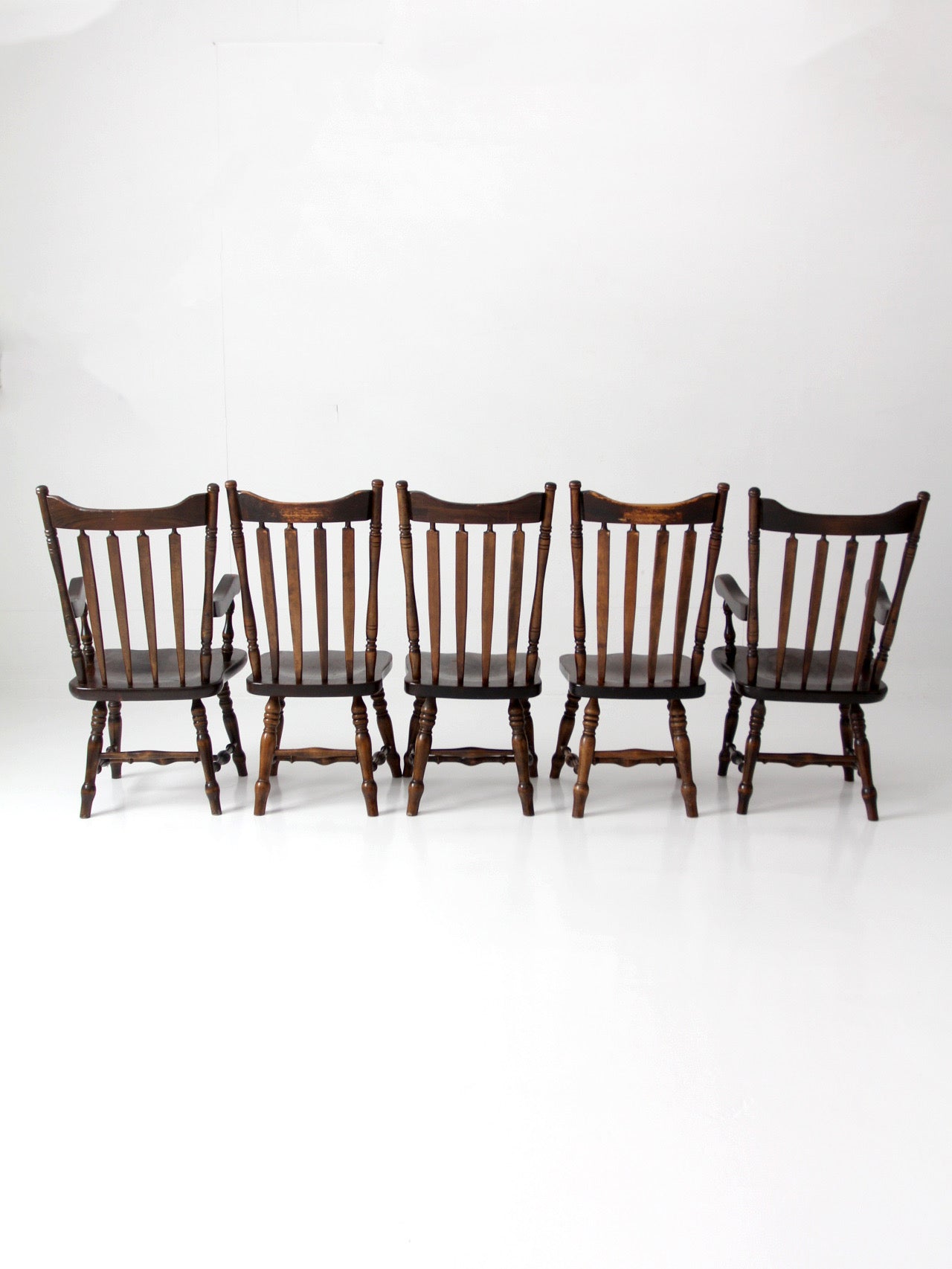 vintage Bennington Vermont Windsor dining chairs set of 5