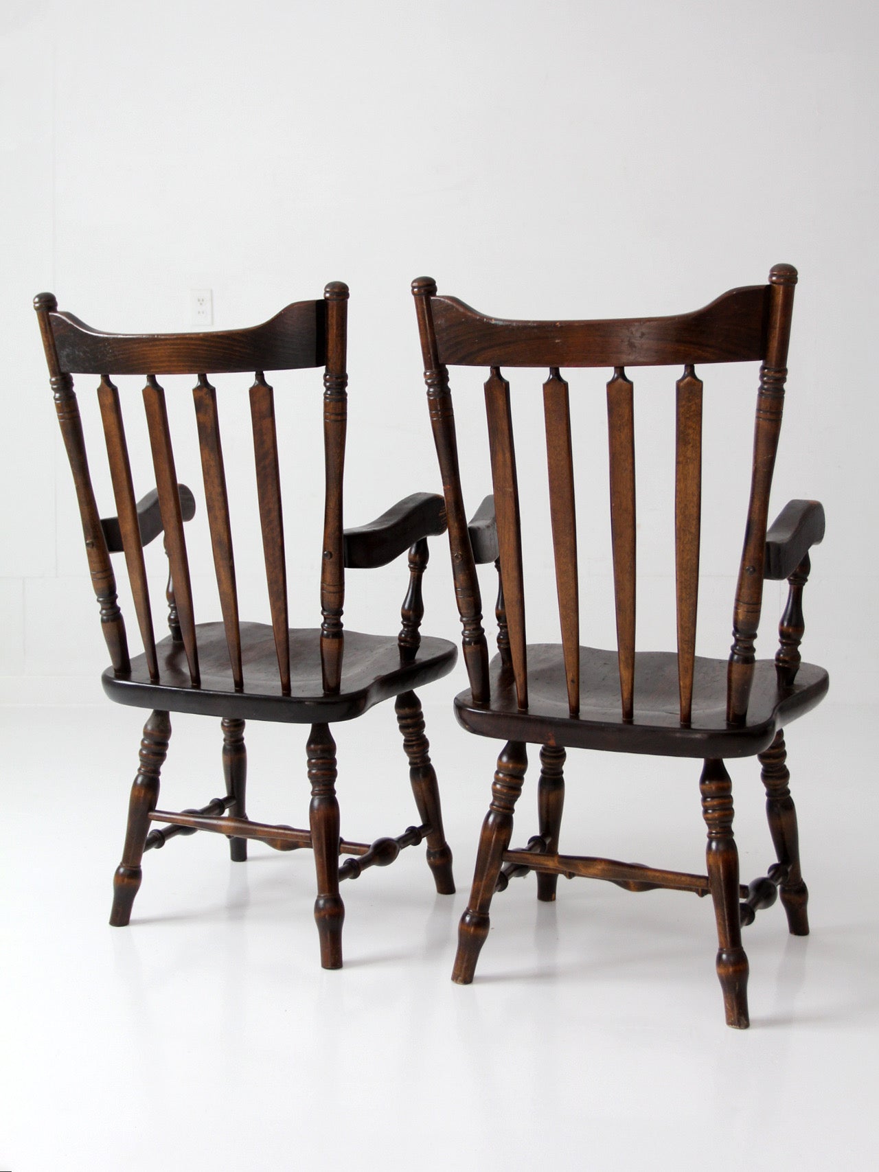 vintage Bennington Vermont Windsor dining chairs set of 5