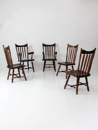 vintage Bennington Vermont Windsor dining chairs set of 5
