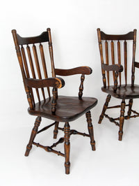 vintage Bennington Vermont Windsor dining chairs set of 5