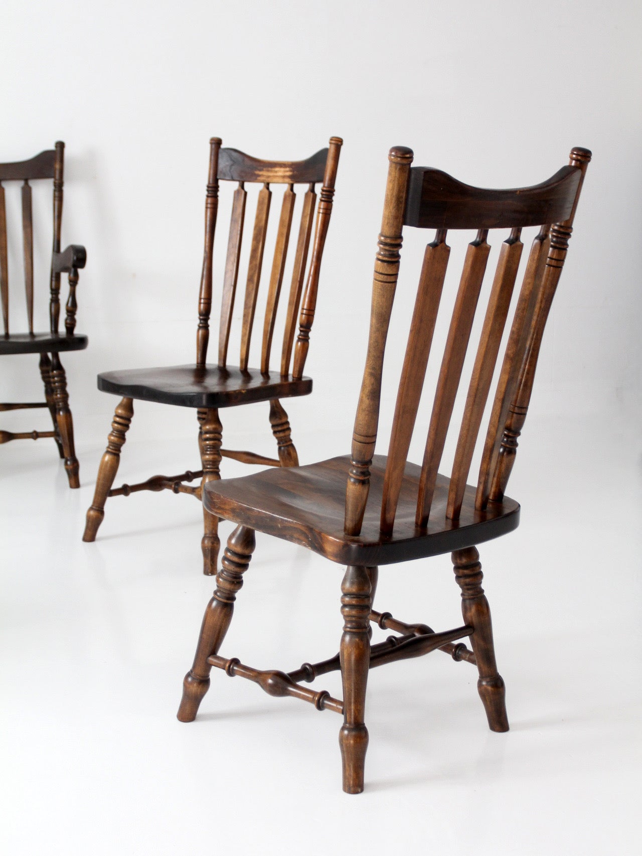 vintage Bennington Vermont Windsor dining chairs set of 5