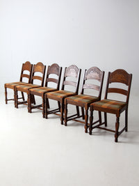 1940s Kuehne Mfg Co dining chairs set of 6