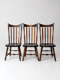 vintage Bennington Vermont Windsor dining chairs set of 5