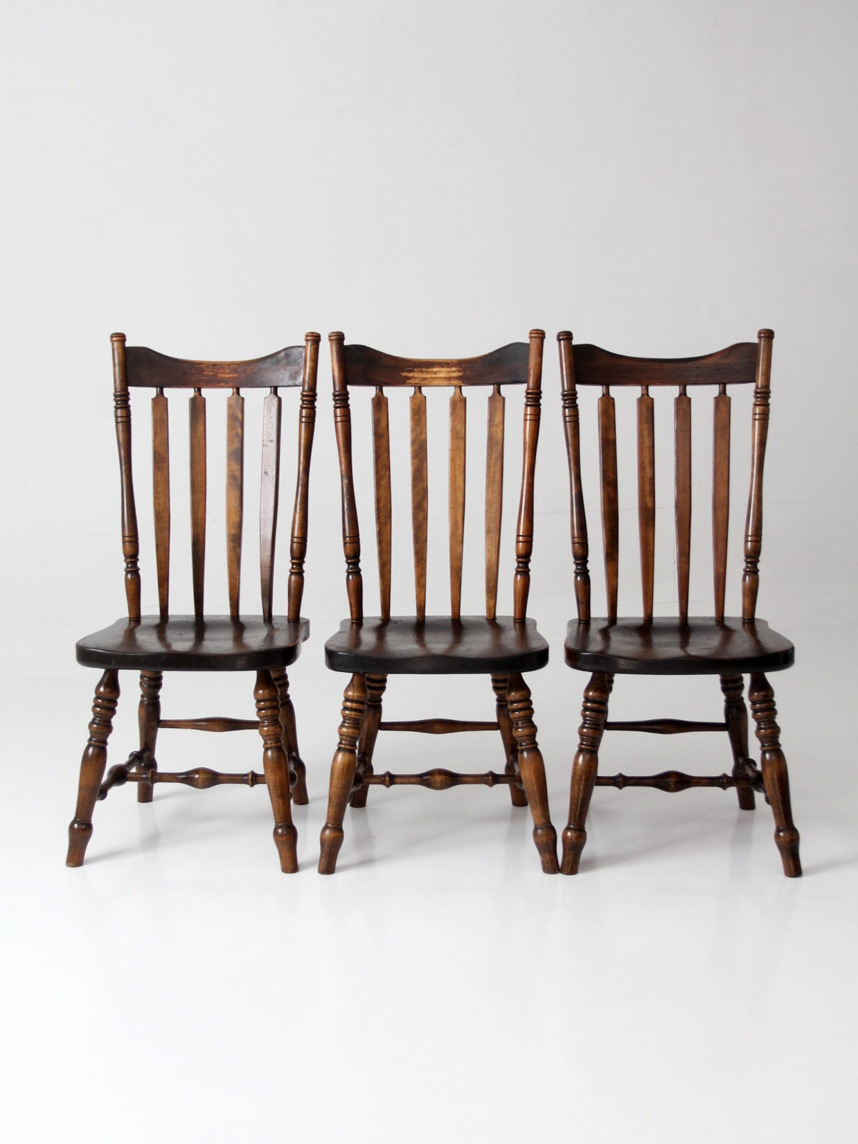vintage Bennington Vermont Windsor dining chairs set of 5