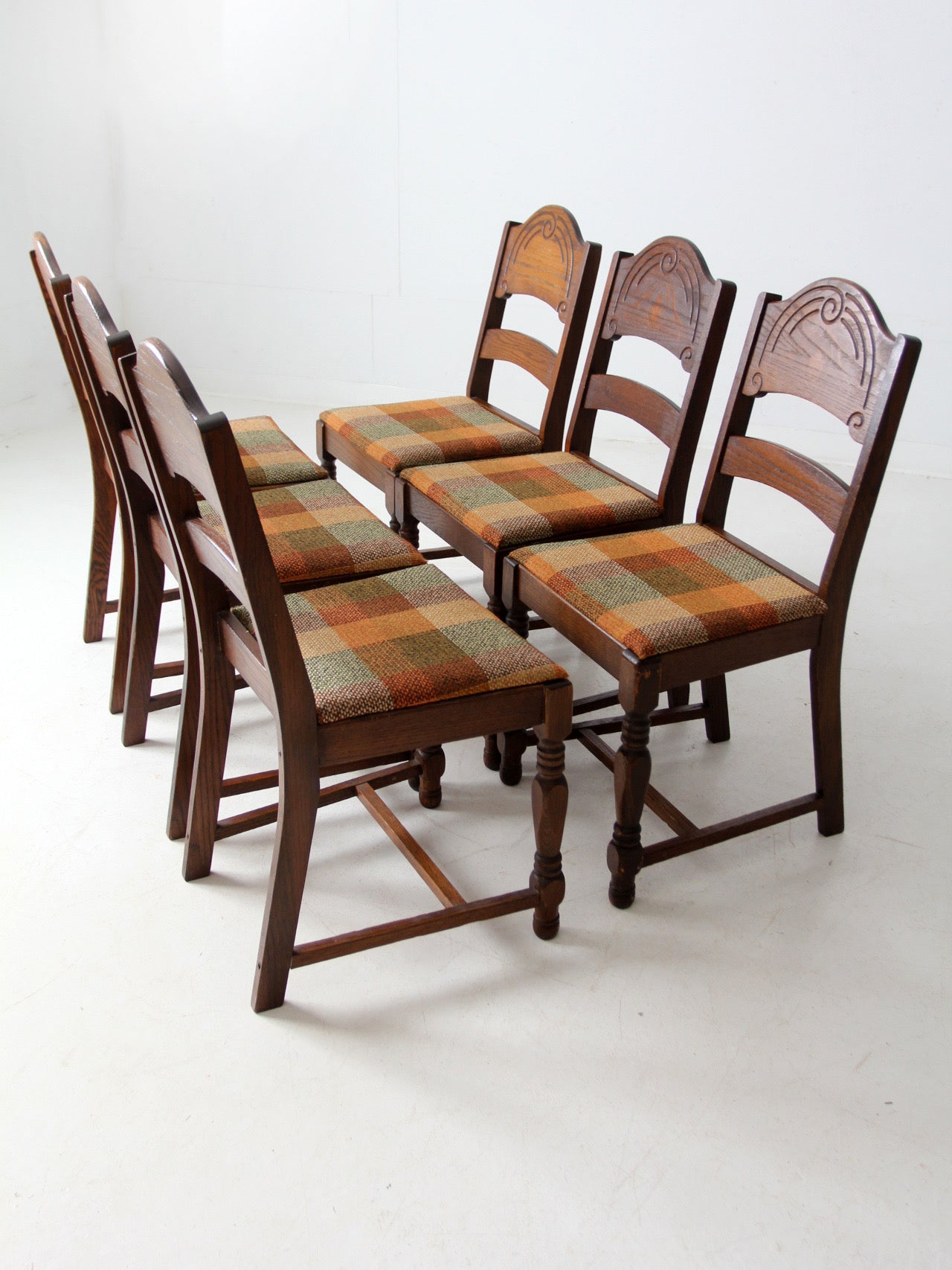 1940s Kuehne Mfg Co dining chairs set of 6