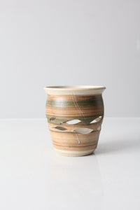 vintage decorative studio pottery vase
