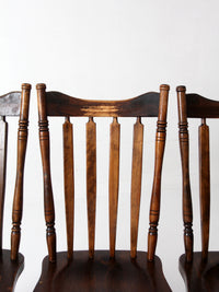 vintage Bennington Vermont Windsor dining chairs set of 5