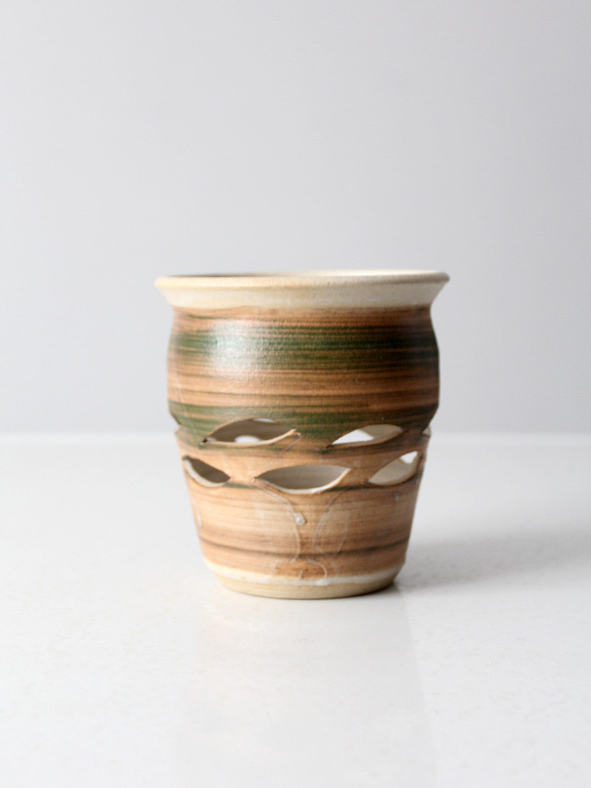 vintage decorative studio pottery vase