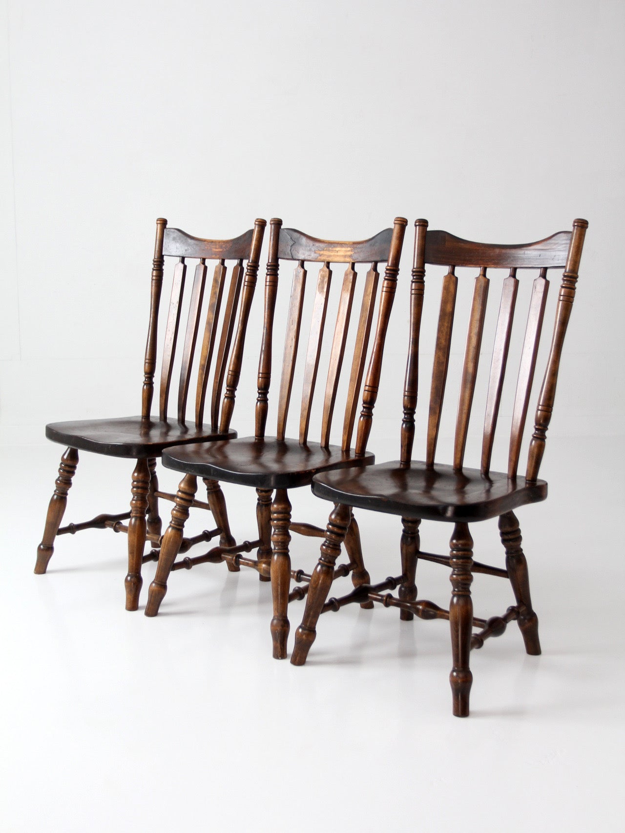 vintage Bennington Vermont Windsor dining chairs set of 5