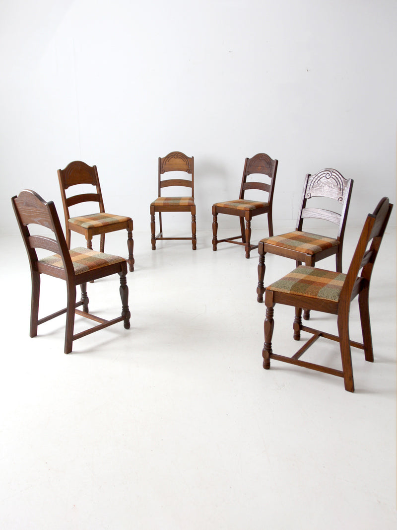1940s Kuehne Mfg Co dining chairs set of 6
