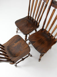 vintage Bennington Vermont Windsor dining chairs set of 5