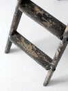 vintage painted wood step ladder