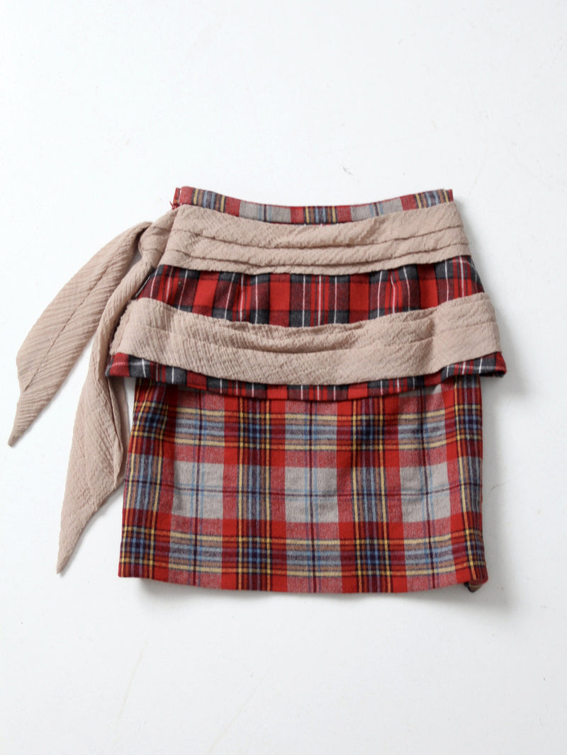 Rodarte plaid skirt