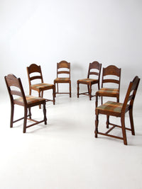 1940s Kuehne Mfg Co dining chairs set of 6