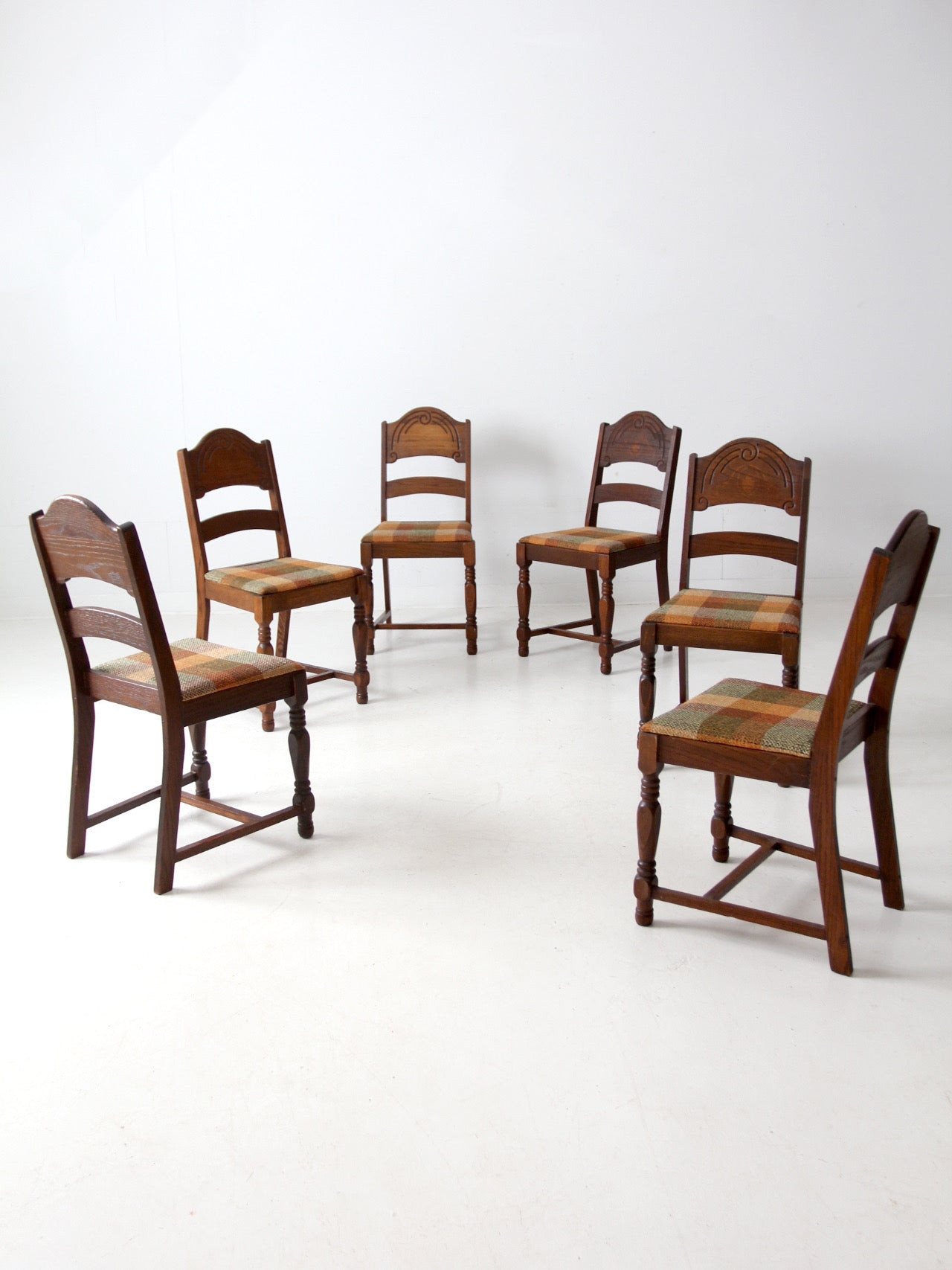 1940s Kuehne Mfg Co dining chairs set of 6