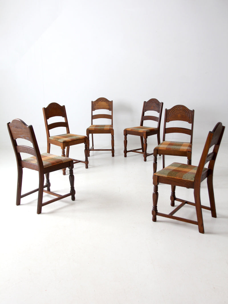 1940s Kuehne Mfg Co dining chairs set of 6